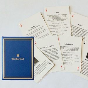 NEIMAN MARCUS Frausto & Co. Beer Deck Playing Cards Game Drinking Games Pong NWT